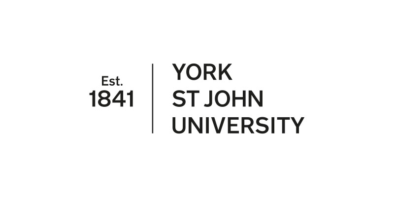 York St John University logo with 'Est. 1841' text in black on a white background.